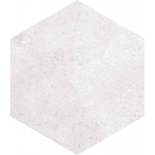 Carrelage hexagonal tomette blanche vieillie 23x26.6cm RIFT Blanche - 0.504m² Vives Azulejos y Gres