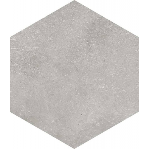 Carrelage hexagonal tomette grise vieillie 23x26.6cm RIFT Cemento - 0.504m²