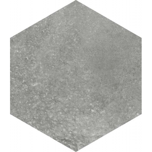 Carrelage hexagonal tomette anthracite vieillie 23x26.6cm RIFT Grafito - 0.504m² Vives Azulejos y Gres