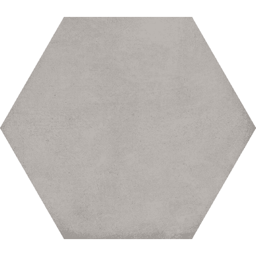 Carrelage hexagonal tomette décor 23x26.6cm BAMPTON Gris - 0.50m² Vives Azulejos y Gres
