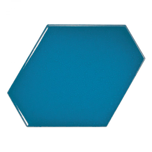 Carreau bleu électrique 10.8x12.4cm SCALE BENZENE ELECTRIC BLUE - 23834 - 0.44m² Equipe