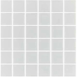 Mosaique blanche 5x5 sur trame 30.7x30.7 ANTI BLANCO B8 - 2 m² ASDC