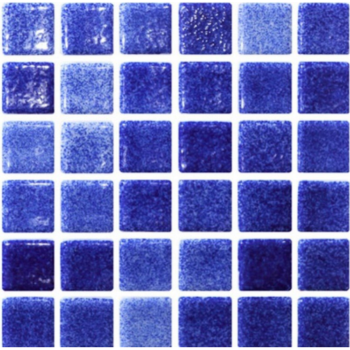 Mosaique bleu marine 5x5 sur trame 30.7x30.7 NIEBLA FUERTE A-10 - 2 m² ASDC