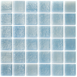Mosaique bleu ciel 5x5 sur trame 30.7x30.7 NIEBLA PISCINA A-10 - 2 m² - zoom