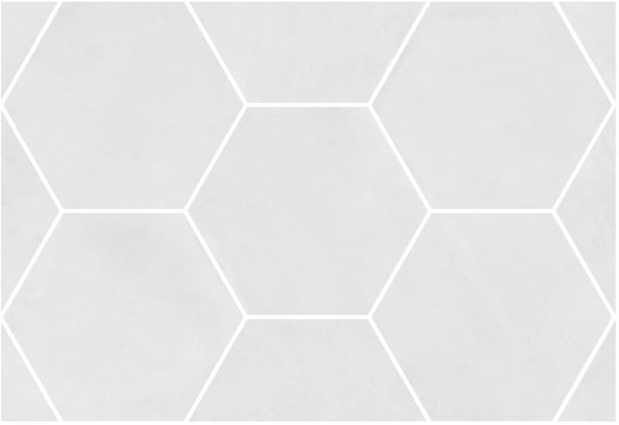 Carrelage hexagonal blanc 29.2x25.4cm URBAN HEXAGON LIGHT 23511 R9 - 1m² - 3