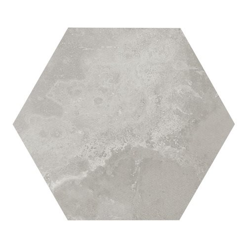 Carrelage hexagonal gris 29.2x25.4cm URBAN HEXAGON SILVER 23514 R9 - 1m²