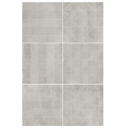 Carrelage imitation ciment décor gris 20x20cm URBAN HANDMADE SILVER 23595 R9 - 1m² - zoom