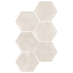Carrelage hexagonal décor beige 29.2x25.4cm URBAN HEXAGON MÉLANGE NATURAL 23601 R9 - 1m² Equipe