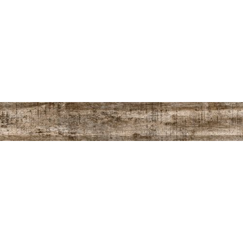 Carrelage imitation parquet marron rectifié vieilli mat FARO TIERRA 14.4x89.3 - 1.29m²