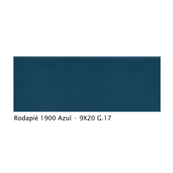 Plinthe intérieur vieillie 1900 9x20 cm BLEU AZUL - 2mL Vives Azulejos y Gres