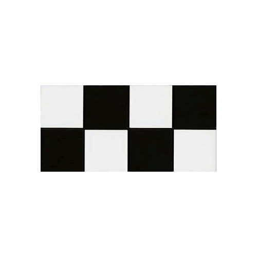 Frise carré noir et blanc 10x20 cm Composicion Lautrec - 1mL Vives Azulejos y Gres