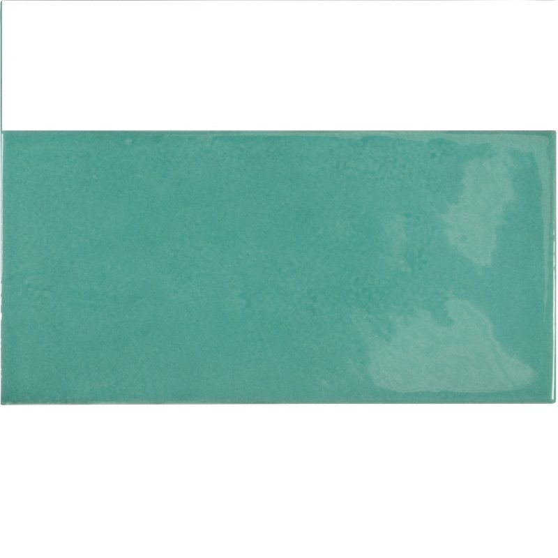 Faience effet zellige bleu turquoise 6.5x13.2 VILLAGE TEAL 25573 - 0.5 m² - zoom