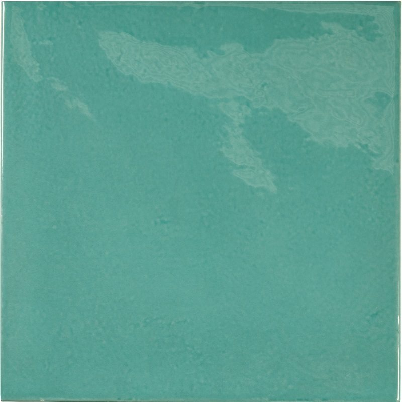 Faience effet zellige bleu turquoise 13.2x13.2 VILLAGE TEAL 25590 - 1m²