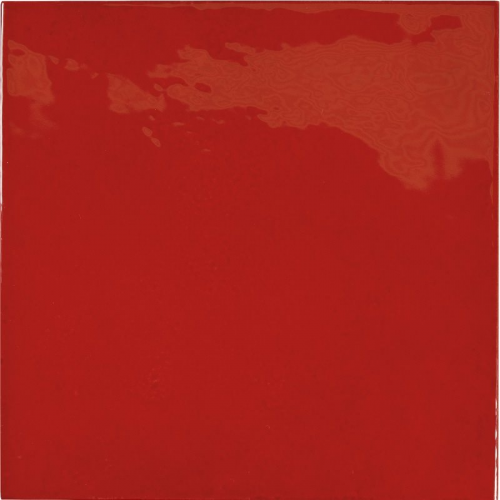 Faience effet zellige rouge 13.2x13.2 VILLAGE VOLCANIC RED 25592 - 1m²