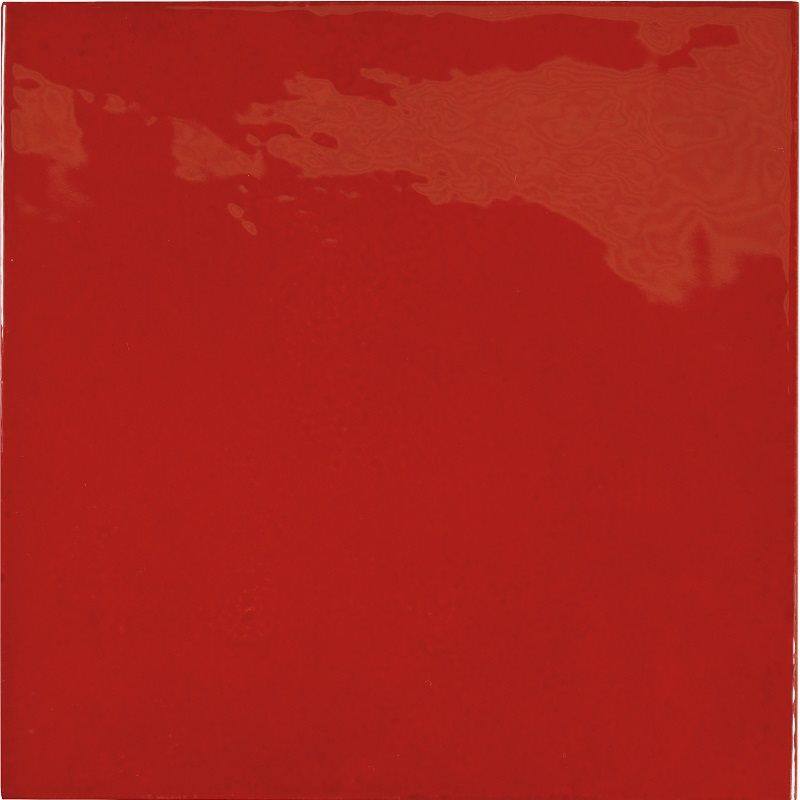 Faience effet zellige rouge 13.2x13.2 VILLAGE VOLCANIC RED 25592 - 1m² - zoom