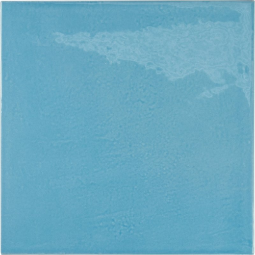 Faience effet zellige bleu azur 13.2x13.2 VILLAGE AZURE BLUE 25625 - 1m² Equipe