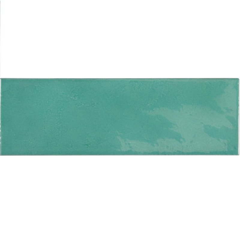 Faience effet zellige bleu turquoise 6.5x20 VILLAGE TEAL 25631 - 0.5 m²