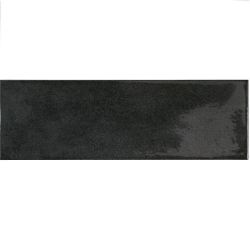 Faience effet zellige noir 6.5x20 VILLAGE BLACK 25641 - 0.5 m² - zoom