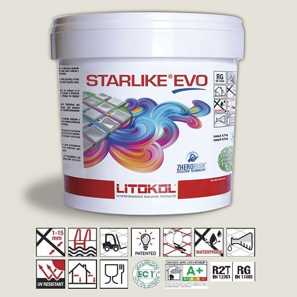 Litokol Starlike EVO Avorio C.200 Mortier époxy - 5 kg - 1