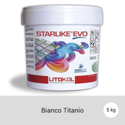 Litokol Starlike EVO Bianco Titanio C.105 Mortier époxy - 5 kg Litokol