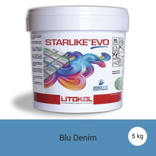 Litokol Starlike EVO Blu Denim C.340 Mortier époxy - 5 kg