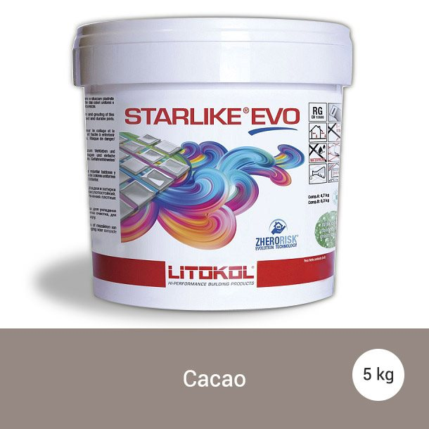 Litokol Starlike EVO Cacao C.230 Mortier époxy - 5 kg