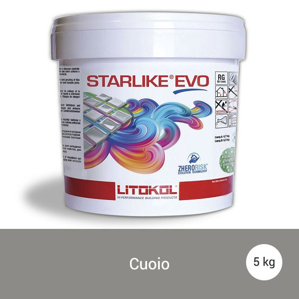 Litokol Starlike EVO Cuoio C.232 Mortier époxy - 5 kg