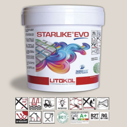 Litokol Starlike EVO Greige C.210 Mortier époxy - 5 kg - zoom
