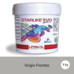 Litokol Starlike EVO Grigio Piombo C.120 Mortier époxy - 5 kg Litokol