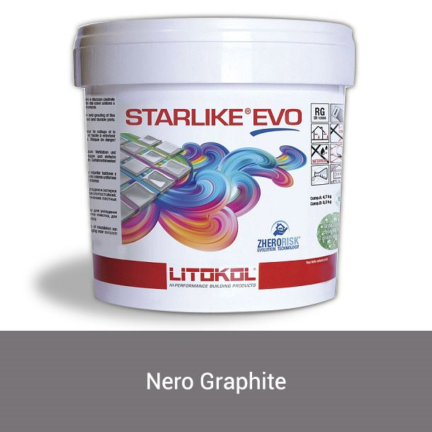 Litokol Starlike EVO Nero grafite C.140 Mortier époxy - 2.5 kg