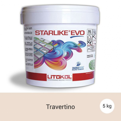 Litokol Starlike EVO Travertino C.205 Mortier époxy - 5 kg Litokol