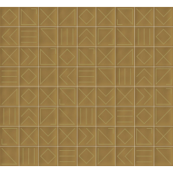 Faïence géométrique caramel/doré 23x33.5 NAGANO CARAMELO - 1m² - zoom