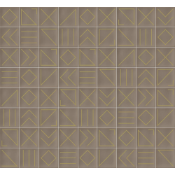 Faïence géométrique beige/doré 23x33.5 NAGANO NUEZ - 1m² Vives Azulejos y Gres