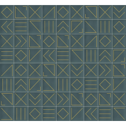 Faïence géométrique turquoise 23x33.5 cm NAGANO TURQUESA- 1m² Vives Azulejos y Gres
