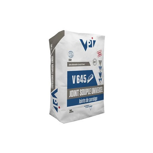 Joint - Cerajoint souple universel pour carrelage V645 blanc - 20kg - zoom