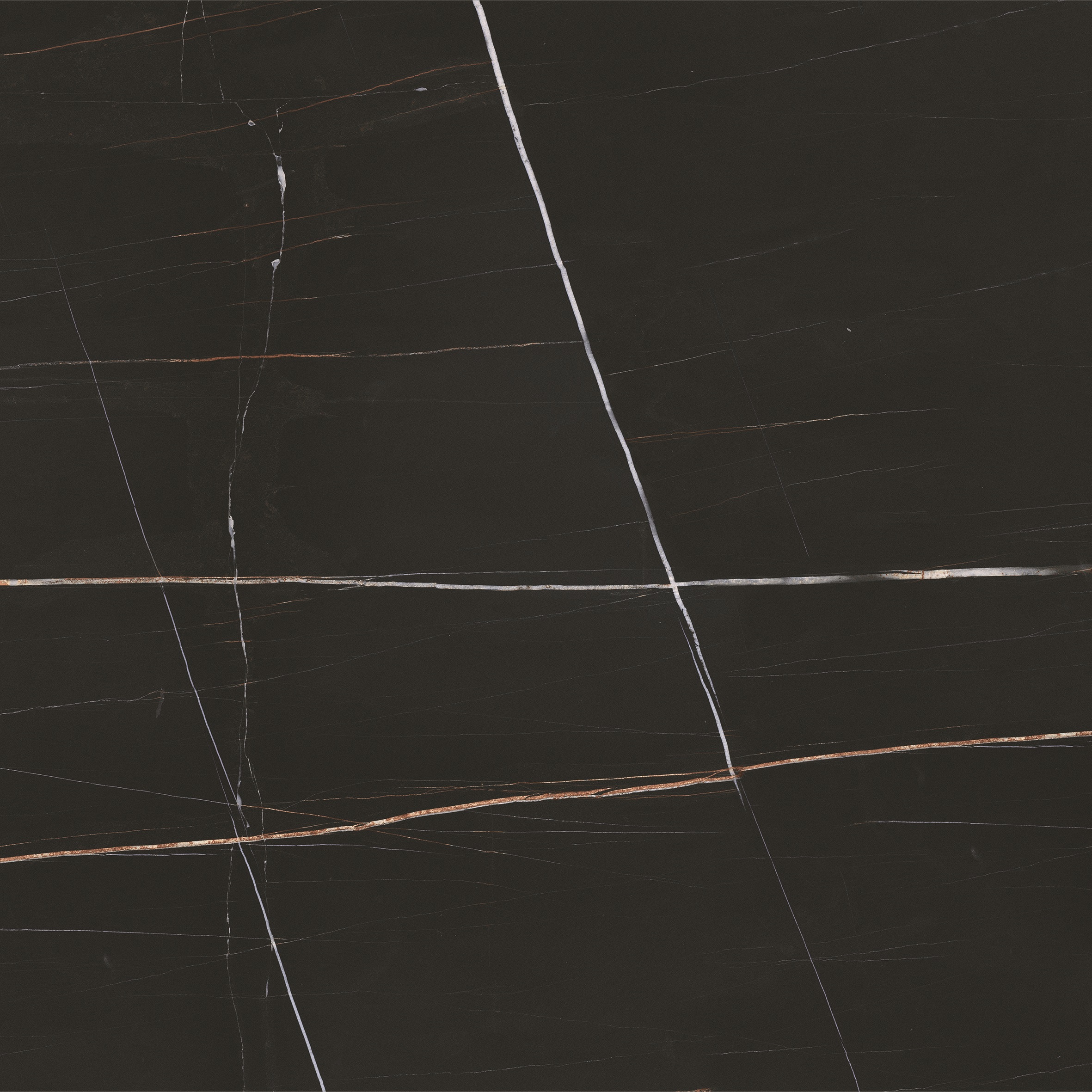 Carrelage imitation marbre TIGEL BLACK 80X80 - 1,28m² - 8