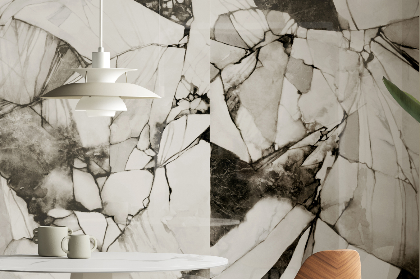 Carreau style marbre coloré 120x120 cm BOUTIQUE BLOOM - 1.44m² - 3