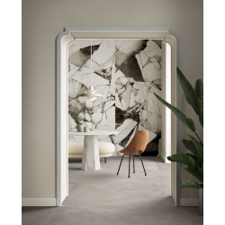 Carreau style marbre coloré 120x120 cm BOUTIQUE BLOOM - 1.44m² 