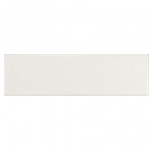 Lot de 4 m² - Carrelage uni mat blanc 13.5x40cm COUNTRY BLANCO MAT - 4 m²