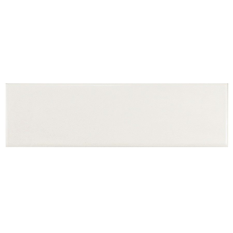 Lot de 4 m² - Carrelage uni mat blanc 13.5x40cm COUNTRY BLANCO MAT - 4 m² - zoom