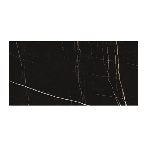 Carrelage rectifié effet marbre noir GIANA 60x120 - 1.44 m²
