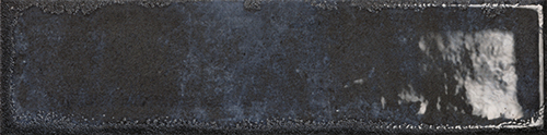 Carrelage tomette aspect pierre décoré ISNY AZUL 7.5X30 - 0.56 m²