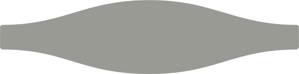 Faience colorée effet vague MOCIGNY Grey 7.5X30 - 0.66 m²