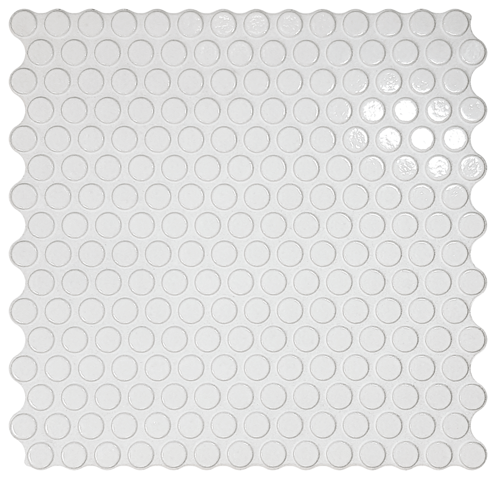 Carrelage déco brillant PANS GLOSSY WHITE - 30,9X30,9 - 0,88 m²