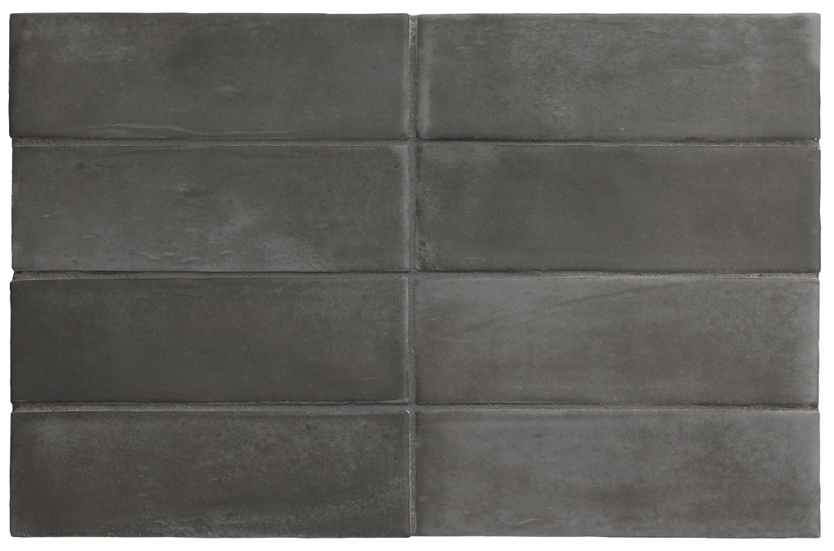 Carrelage grès cérame petit format CORTA BLACK HAT MATT - 5X15 - 0,5 m²