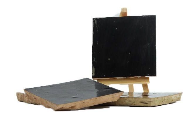 Véritable zellige de fabrication artisanale BLACK 10X10 - 1 m² - 2