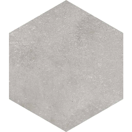 Lot de 1.512 m² - Carrelage hexagonal tomette grise vieillie 23x26.6cm RIFT Cemento - 1.512 m²