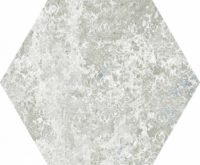 Carrelage hexagone ENNA GREY NATURAL HEXAGON R10 25x30- 0,94 m²