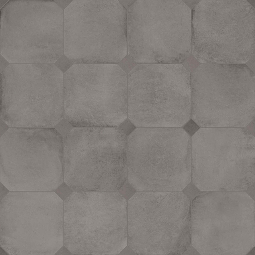 Carrelage octogonal LONGWY OCTÓGONO COLTON GRAFITO 20x20- 0,96 m² - 1