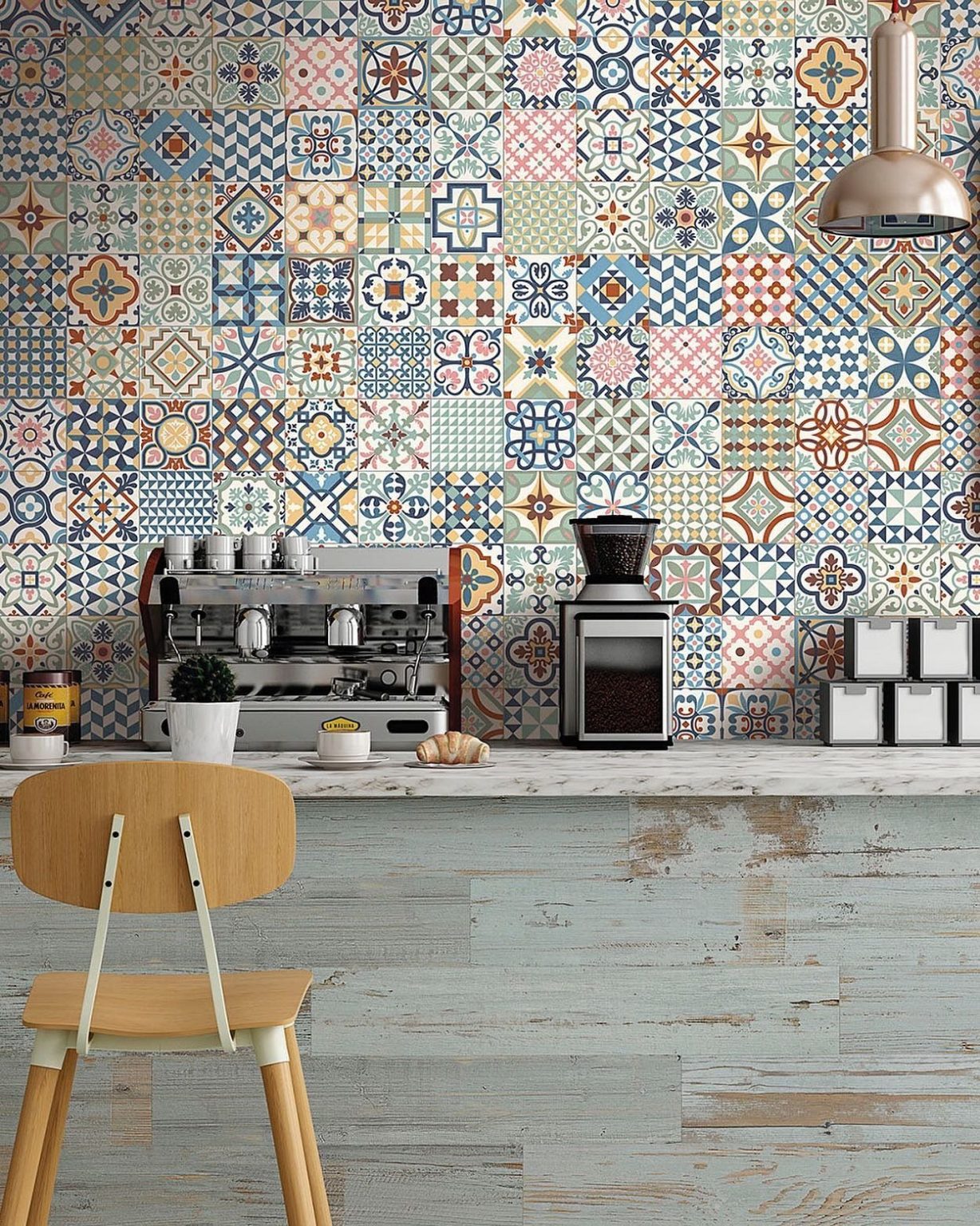 Inspirations : Carrelage mural salon - Le BLOG d'As de Carreaux